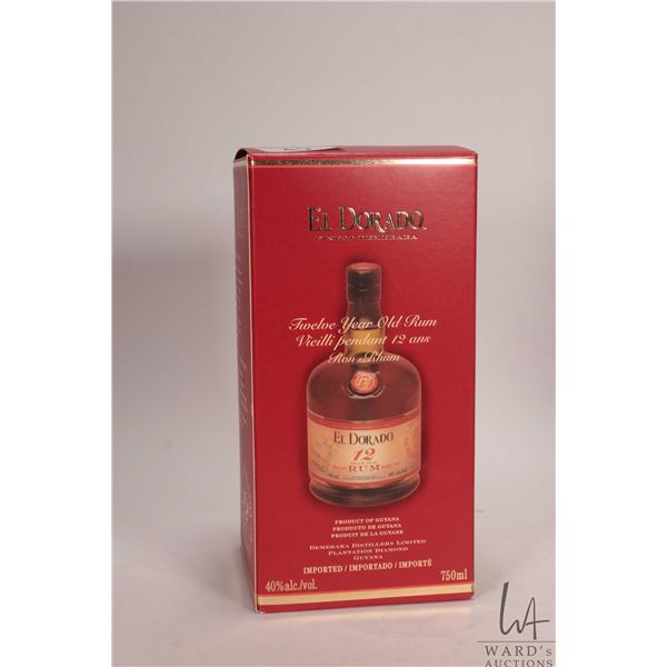 El Dorado / Special Reserve / 12 Year Old / Rum / 750ml / 40% ABV Note: Alcohol cannot be insured by