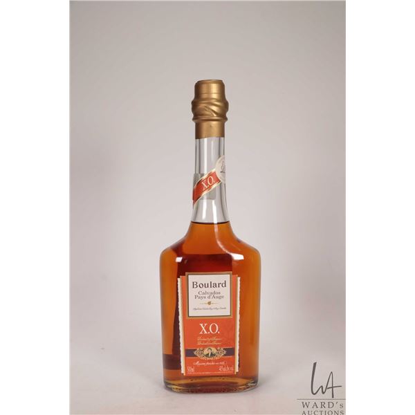 Boulard / Calvados Pays d'Auge / X.O. / Brandy / 500ml / 40% ABV Note: Alcohol cannot be insured by 