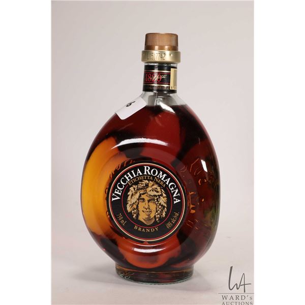 Vecchia Romagna / Etichetta Nera / Brandy / 750ml / 40% ABV Note: Alcohol cannot be insured by any c