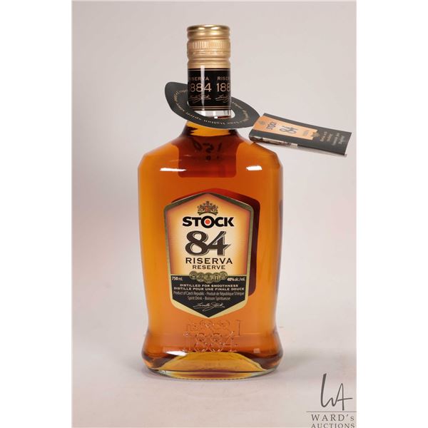 Stock / 84 Reserve / 750ml / 40% ABV Note: Alcohol cannot be insured by any courier in Canada. Local