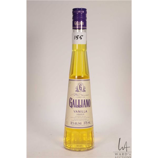 Galliano / Vanilla Liqueur / 375ml / 30% ABV Note: Alcohol cannot be insured by any courier in Canad