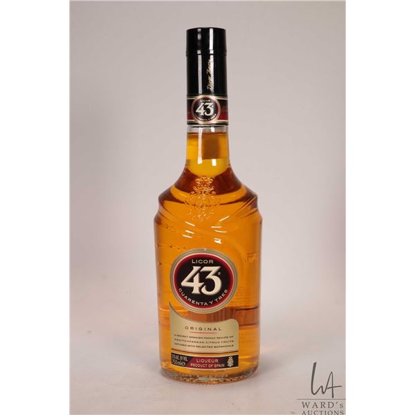 Licor / Cuarenta Y Tres / Spanish Liqueur / 750ml / 31% ABV Note: Alcohol cannot be insured by any c