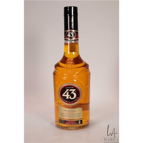 Licor / Cuarenta Y Tres / Spanish Liqueur / 750ml / 31% ABV Note: Alcohol cannot be insured by any c