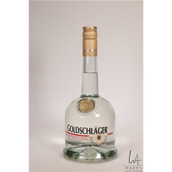 Goldschlager / Cinnamon Schnapps Liqueur / 750ml 40% ABV Note: Alcohol cannot be insured by any cour