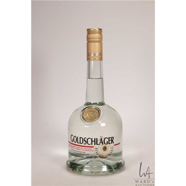 Goldschlager / Cinnamon Schnapps Liqueur / 750ml 40% ABV Note: Alcohol cannot be insured by any cour