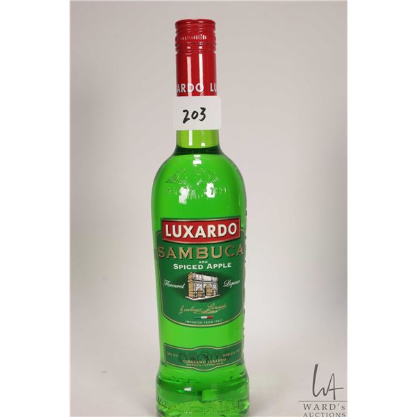 Luxardo / Sambuca and Spiced Apple Flavoured Liqueur / 700ml / 38% ABV Note: Alcohol cannot be insur
