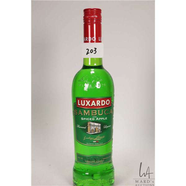 Luxardo / Sambuca and Spice Apple Flavoured Liqueur / 700ml / 38% ABV Note: Alcohol cannot be insure