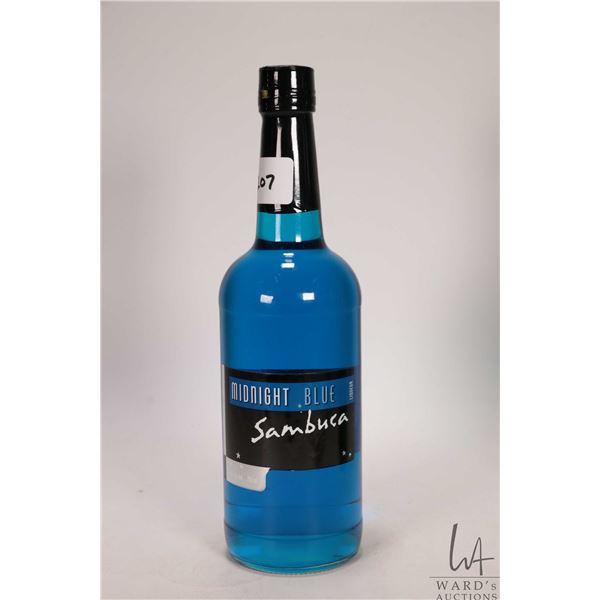 Midnight Blue / Sambuca / 750ml / 36% ABV Note: Alcohol cannot be insured by any courier in Canada. 