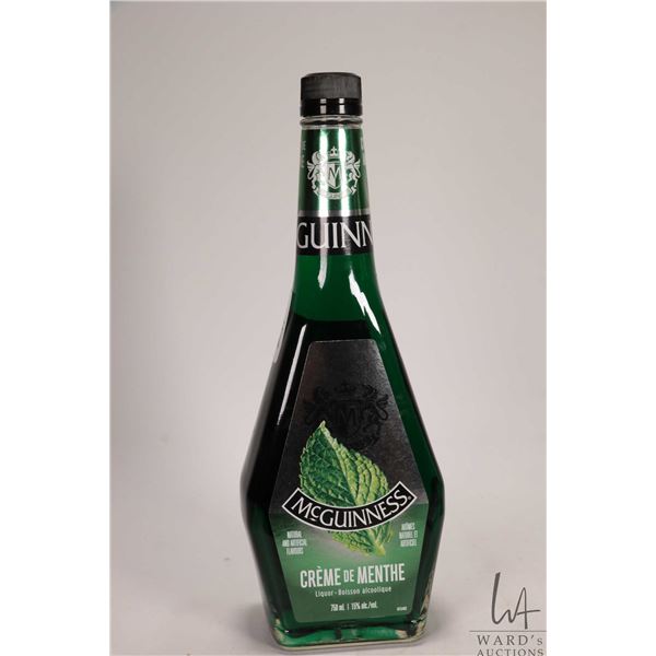 McGuinness / Creme de Menthe / 750ml / 15% ABV Note: Alcohol cannot be insured by any courier in Can