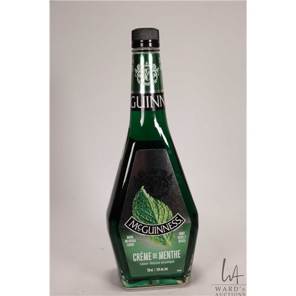 McGuinness / Creme de Menthe / 750ml / 15% ABV Note: Alcohol cannot be insured by any courier in Can