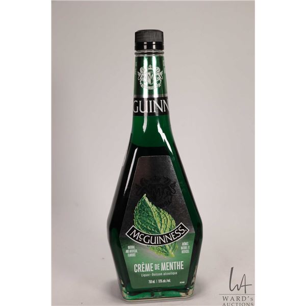 McGuinness / Creme de Menthe / 750ml / 15% ABV Note: Alcohol cannot be insured by any courier in Can