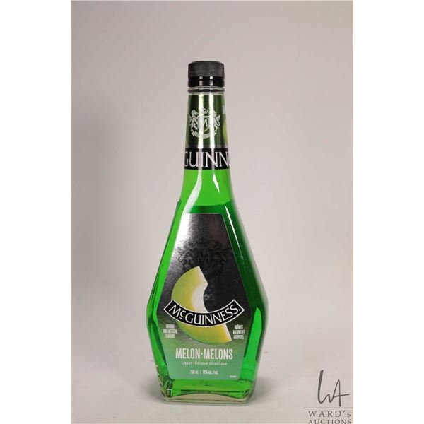 McGinness / Melon Liqueur / 750ml / 15% ABV Note: Alcohol cannot be insured by any courier in Canada