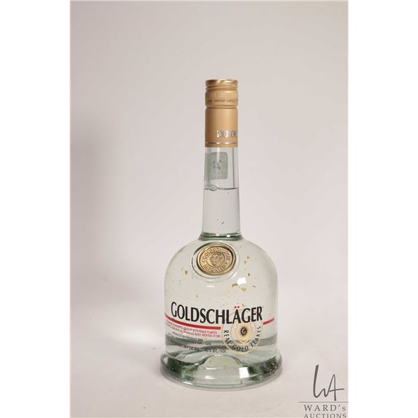 Goldschlager / Cinnamon Schnapps / 750ml / 40% ABV Note: Alcohol cannot be insured by any courier in