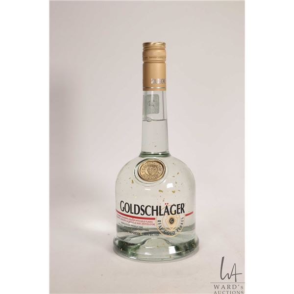 Goldschlager / Cinnamon Schnapps / 750ml / 40% ABV Note: Alcohol cannot be insured by any courier in