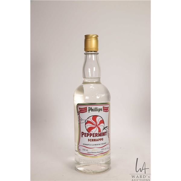 Phillips / Peppermint Schnapps / 750ml / 15% ABV Note: Alcohol cannot be insured by any courier in C