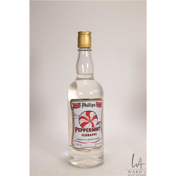 Phillips / Peppermint Schnapps / 750ml / 15% ABV Note: Alcohol cannot be insured by any courier in C