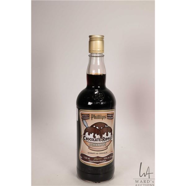 Phillips / Chocolate Ripple Schnapps / 750ml / 15% ABV Note: Alcohol cannot be insured by any courie