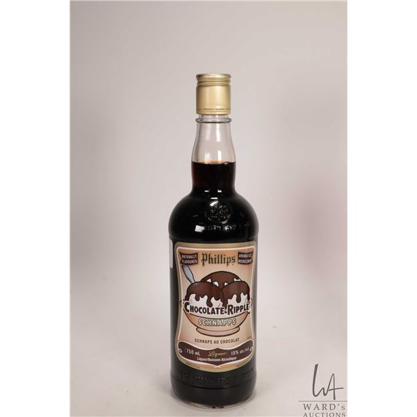Phillips / Chocolate Ripple Schnapps / 750ml / 15% ABV Note: Alcohol cannot be insured by any courie