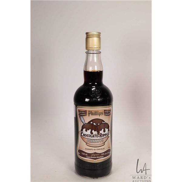 Phillips / Chocolate Ripple Schnapps / 750ml / 15% ABV Note: Alcohol cannot be insured by any courie