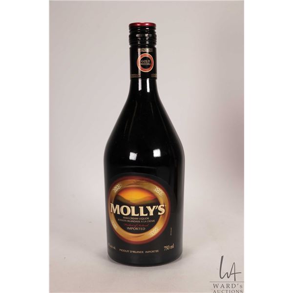 Molly's/ Irish Cream Liqueur / 750ml / 15% ABV Note: Alcohol cannot be insured by any courier in Can