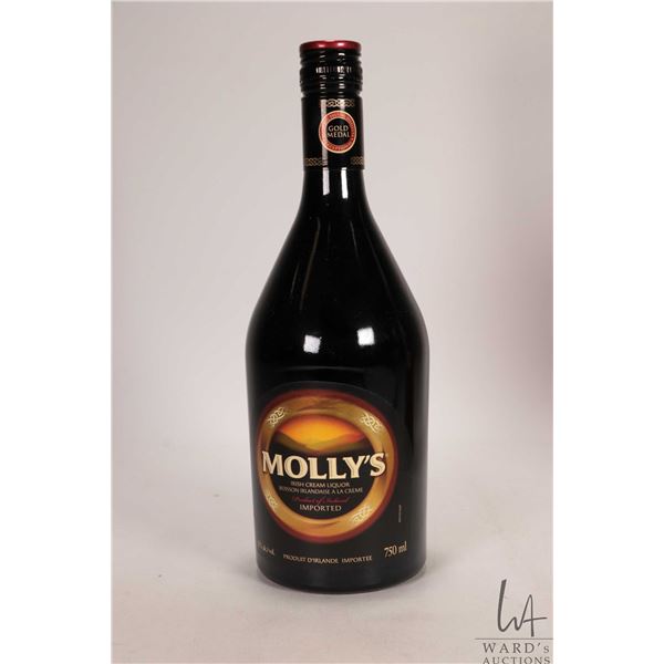 Molly's / Irish Cream Liqueur / 750ml / 15% ABV Note: Alcohol cannot be insured by any courier in Ca