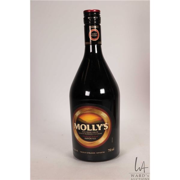 Molly's / Irish Cream Liqueur / 750ml / 15% ABV Note: Alcohol cannot be insured by any courier in Ca
