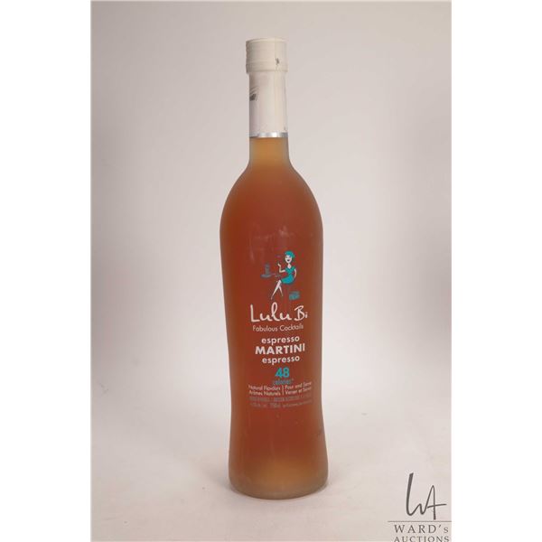 Lulu Bi / Espresso Martini / 750ml / 15% ABV Note: Alcohol cannot be insured by any courier in Canad