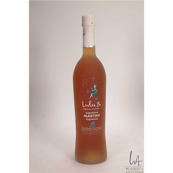 Lulu Bi / Espresso Martini / 750ml / 15% ABV Note: Alcohol cannot be insured by any courier in Canad