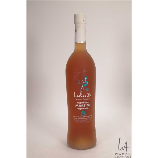 Lulu Bi / Espresso Martini / 750ml / 15% ABV Note: Alcohol cannot be insured by any courier in Canad