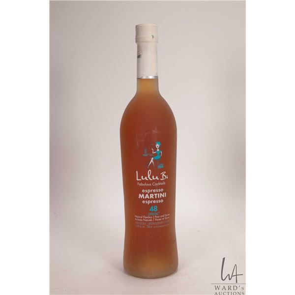 Lulu Bi / Espresso Martini / 750ml / 15% ABV Note: Alcohol cannot be insured by any courier in Canad