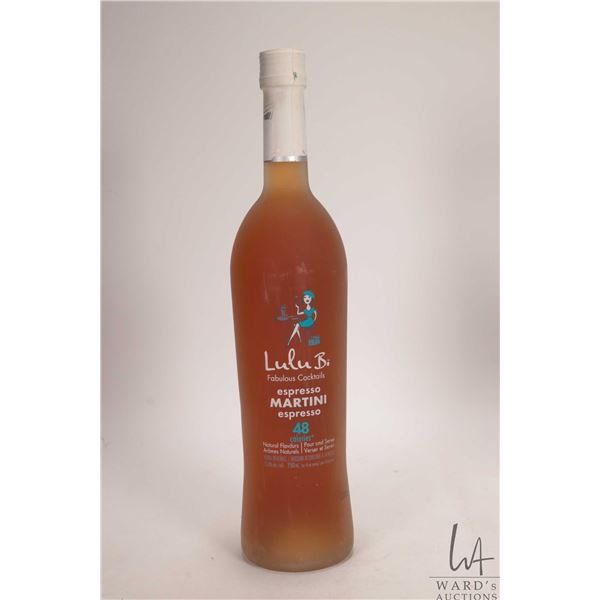 Lulu Bi / Espresso Martini / 750ml / 15% ABV Note: Alcohol cannot be insured by any courier in Canad