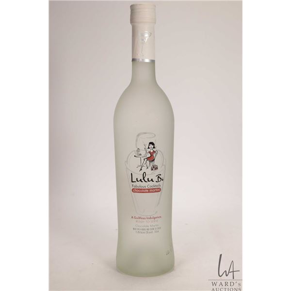 Lulu Bi / Chocolate Martini / 750ml / 15% ABV Note: Alcohol cannot be insured by any courier in Cana