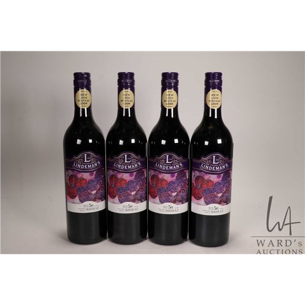 4 bottles of Lindeman's / Bin 50 / Shiraz / 750ml / 13.5% ABV Note: Alcohol cannot be insured by any