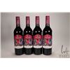Image 1 : 4 bottles of Lindeman's / Bin 55 / Red Blend / 750ml / 13.5% ABV Note: Alcohol cannot be insured by 
