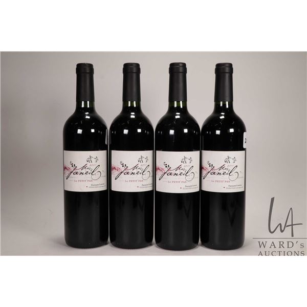 Four bottles of Francois Lurton / Mas Janeil / Le Petit Pas / 750ml / 14.5% ABV Note: Alcohol cannot