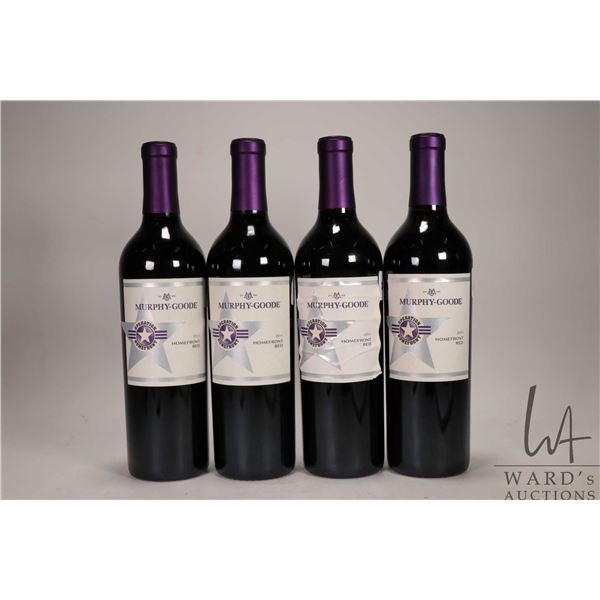 Four bottles of Murphy-Goode / Operation Homefront / Homefront Red / 750ml / 13.5% ABV Note: Alcohol