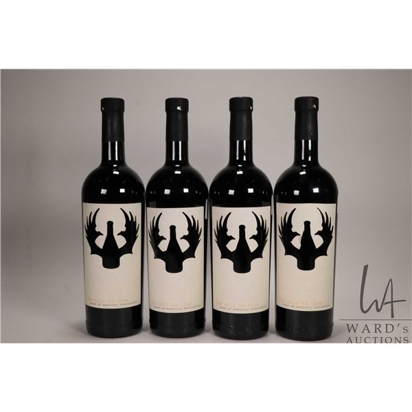4 bottles of Wines of Momentary Destination / Will to Live / 750ml / 12% ABV Note: Alcohol cannot be
