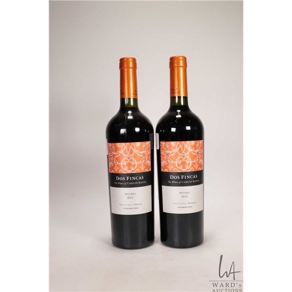 2 bottles of Dos Fincas / Malbec / 750ml / 14% ABV Note: Alcohol cannot be insured by any courier in