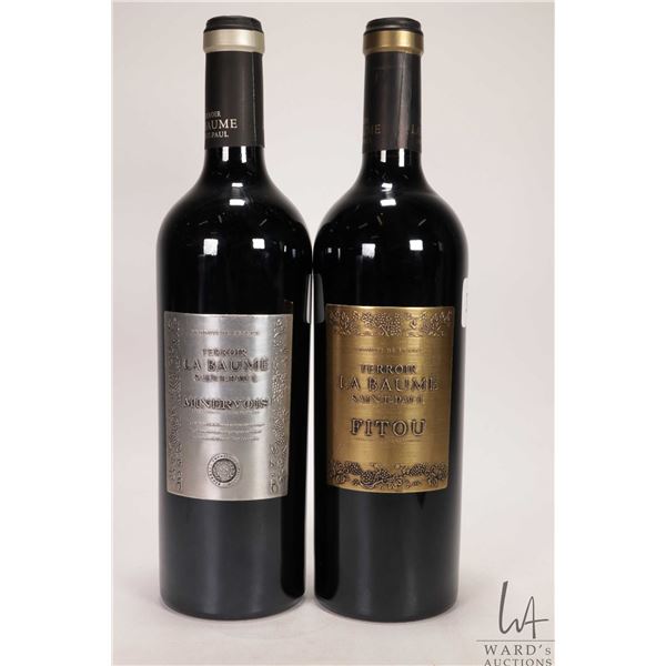 2 bottles of Terroir La Baume Saint-Paul including one bottle of Minervois / 750ml / 14% ABV and one