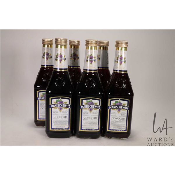 6 bottles of Manischewitz / Concord / 750ml / 10.5% ABV Note: Alcohol cannot be insured by any couri