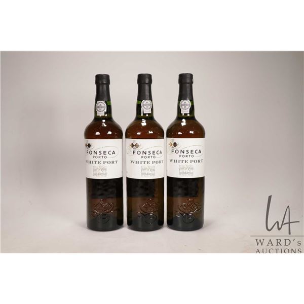 3 bottles of Fonseca / Porto / White Port / 750ml / 20% ABV Note: Alcohol cannot be insured by any c