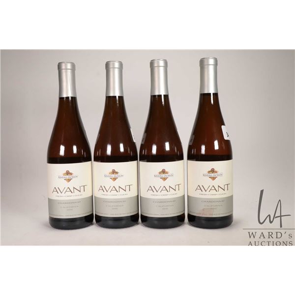 4 bottles of Kendall-Jackson / Avant / Chardonnay / 750ml / 13.5% ABV Note: Alcohol cannot be insure