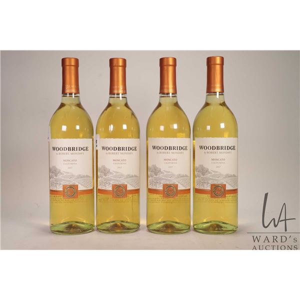 4 bottles of Woodbridge / Moscato / 750ml / 9.5% ABV Note: Alcohol cannot be insured by any courier 