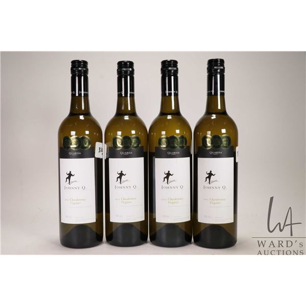 4 bottles of Quarisa / Johnny Q. / Chardonnay Viognier / 750ml / 13% ABV Note: Alcohol cannot be ins