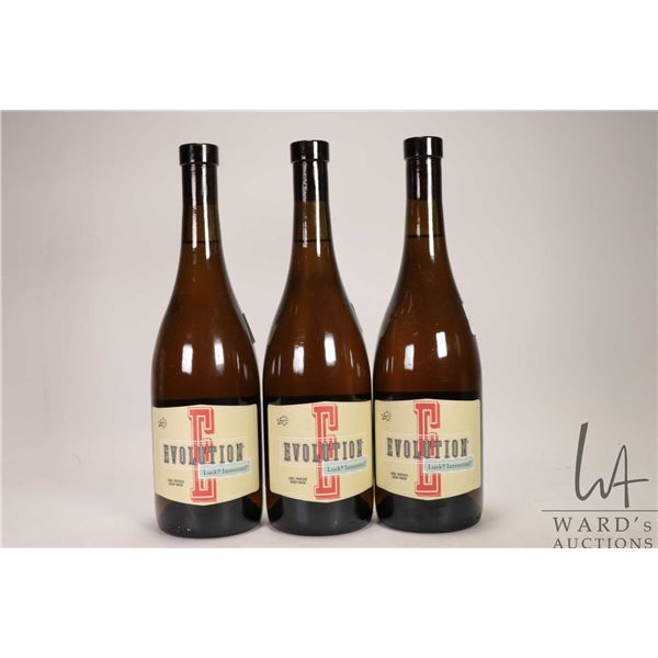 3 bottles of Sokol Blasser / Evolution / 750ml / 12% ABV Note: Alcohol cannot be insured by any cour