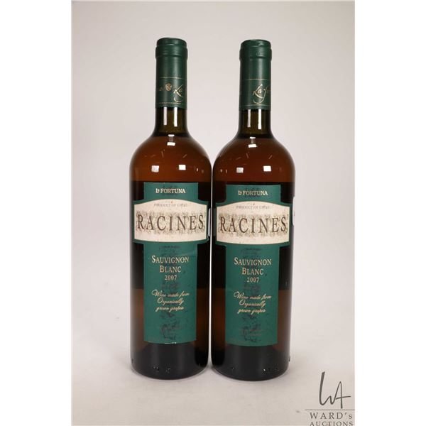 Two bottles of La Fortuna / Racines / Sauvignon Blanc / 750ml / 13.5% ABV Note: Alcohol cannot be in