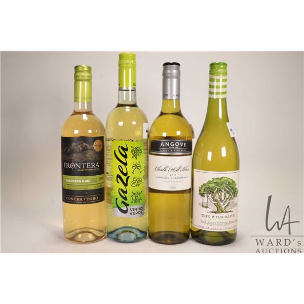 4 bottles of wine inclduing a bottle of Conchay Toro / Frontera / Sauvignon Blanc / 750ml / 12.5% AB