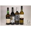 Image 1 : 4 bottles of wine including a bottle of KWV / Cape Pale dry / 750ml / 17.5% ABV, a bottle of Sans+Pa