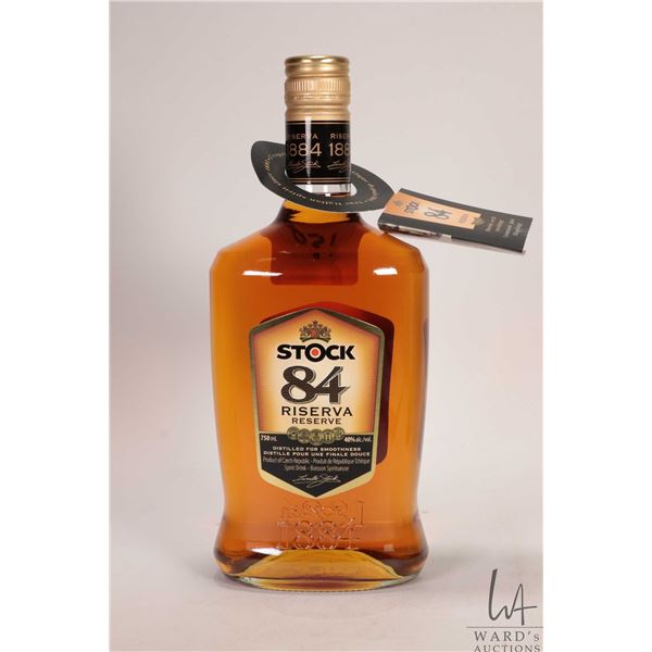 Stock / 84 Reserve / 750ml / 40% ABV Note: Alcohol cannot be insured by any courier in Canada. Local