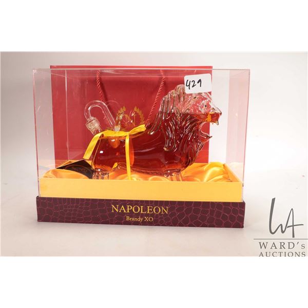 Napoleon Brandy / XO / Lion Glass Bottle / 750ml / 40% ABV Note: Alcohol cannot be insured by any co